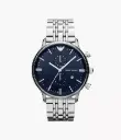 Emporio Armani Men's Two-Hand Stainless Steel Watch