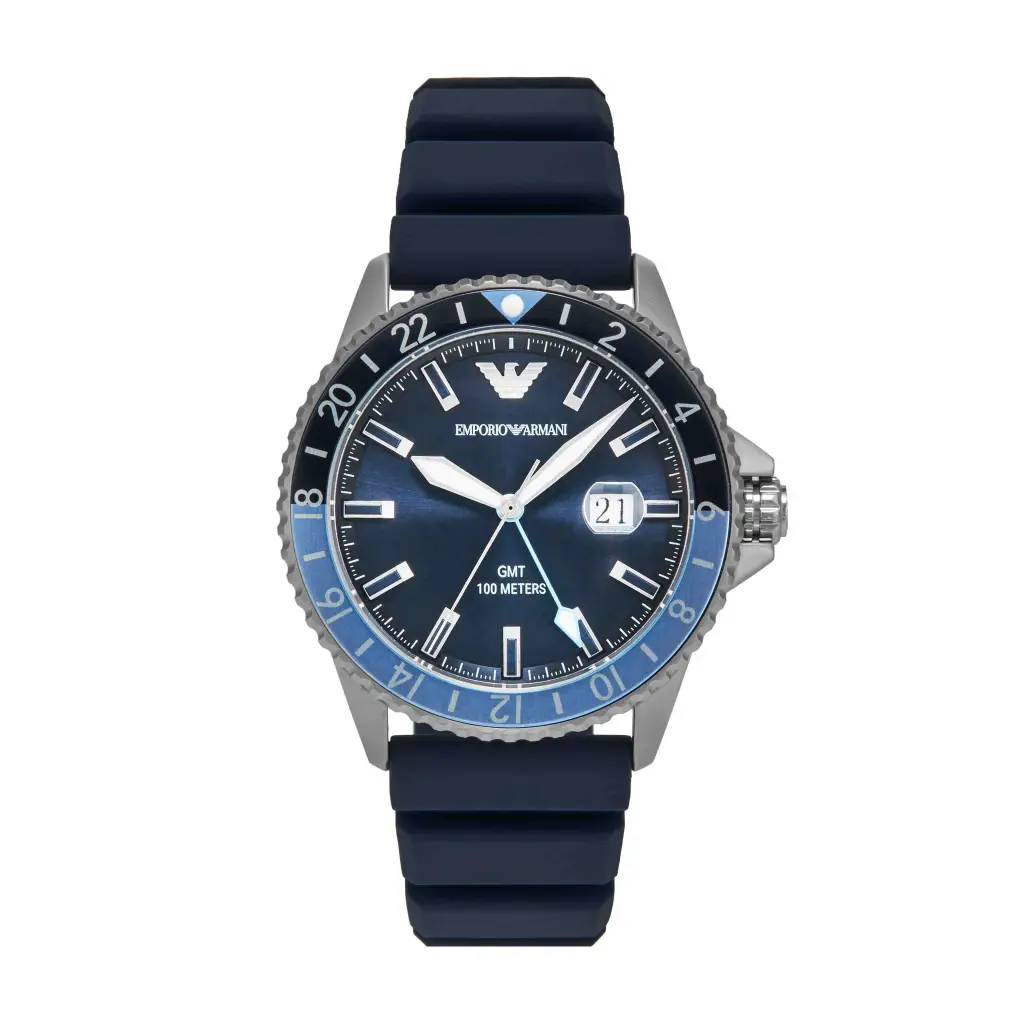 [AR11592] Emporio Armani GMT Dual Time Men's Watch AR11592
