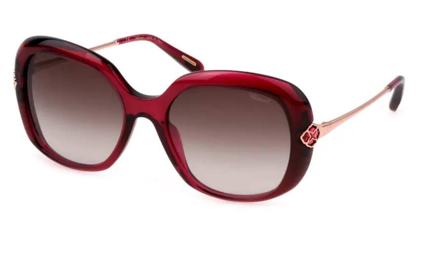CHOPARD SUNGLASS Opal Bordeaux SCH314S - 06F6