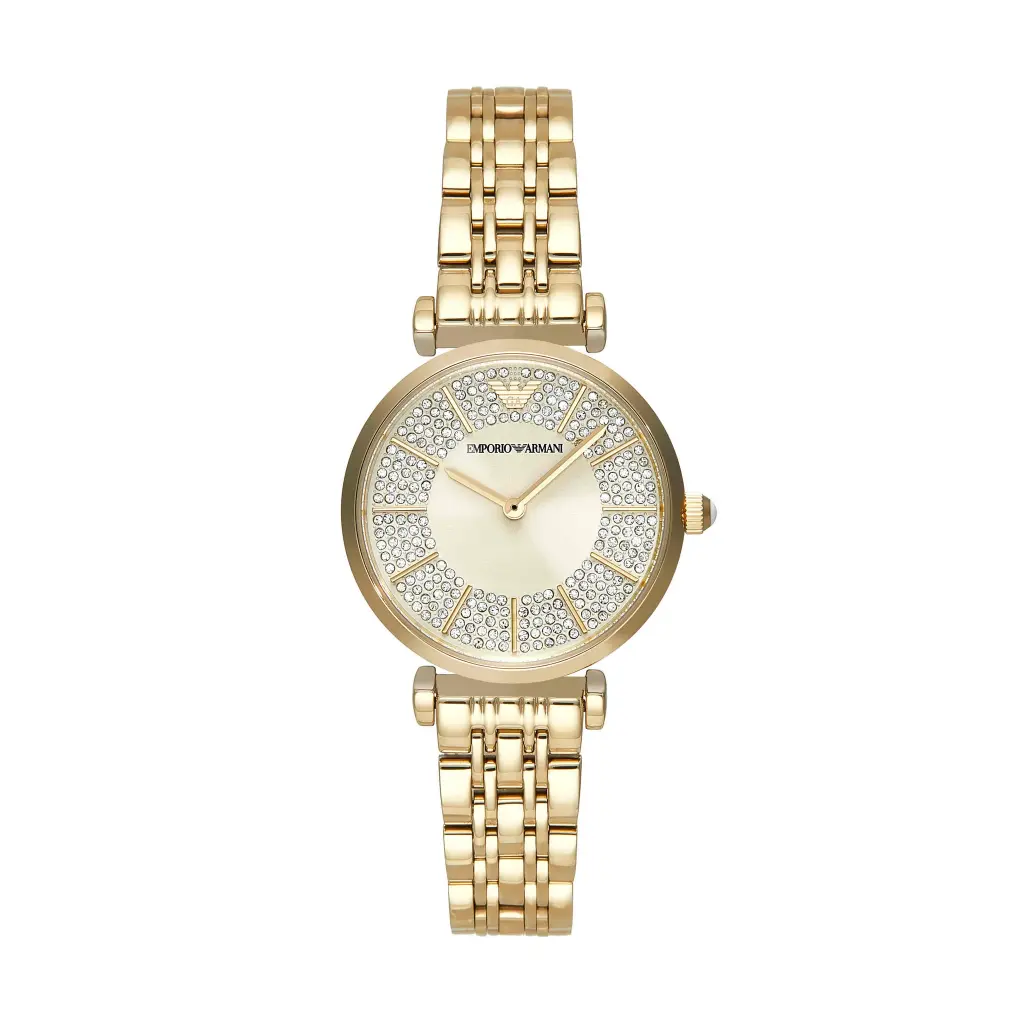 Emporio Armani Gold Analogue Watch AR11608