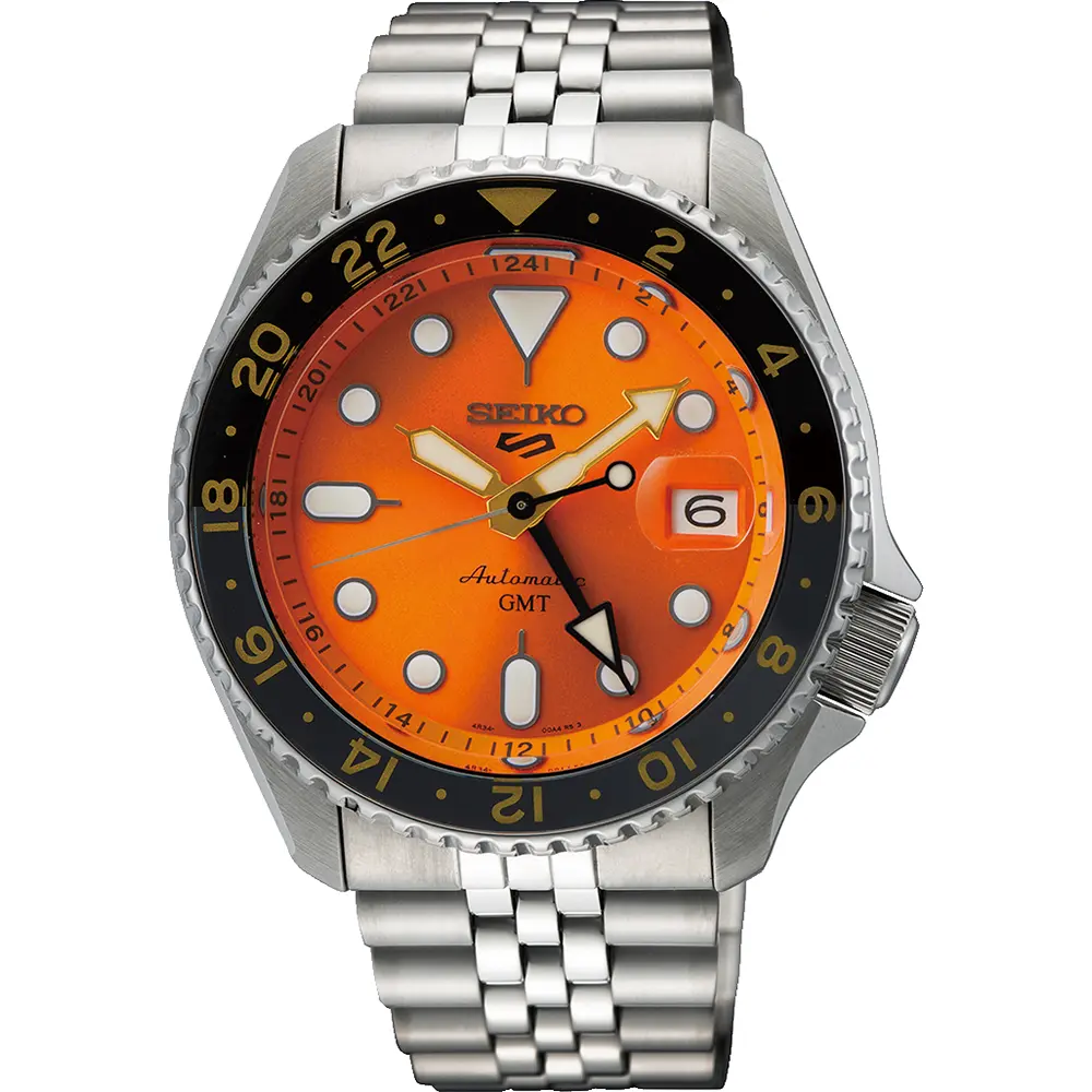 Seiko 5 Sports Mikan Orange Watch SSK005K1