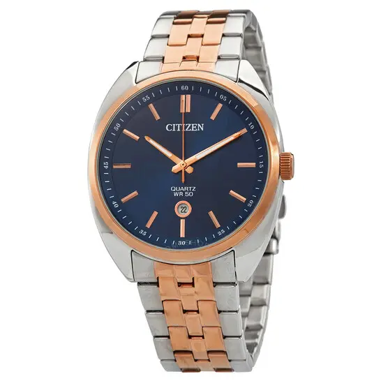 Citizen  Quartz Blue Dial Two-tone Men's Watch