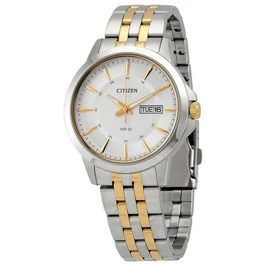 Citizen  Quartz Silver Dial Two-tone Men's Watch