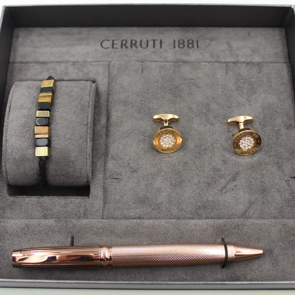 CERRUTI CUFF+PEN+BRACLET MAN SET CER25060048