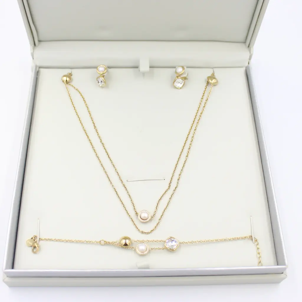 CERRUTI ACC CRYSTALS NKL+ERG+BRT (3PC SET) CJB084002-NEB 