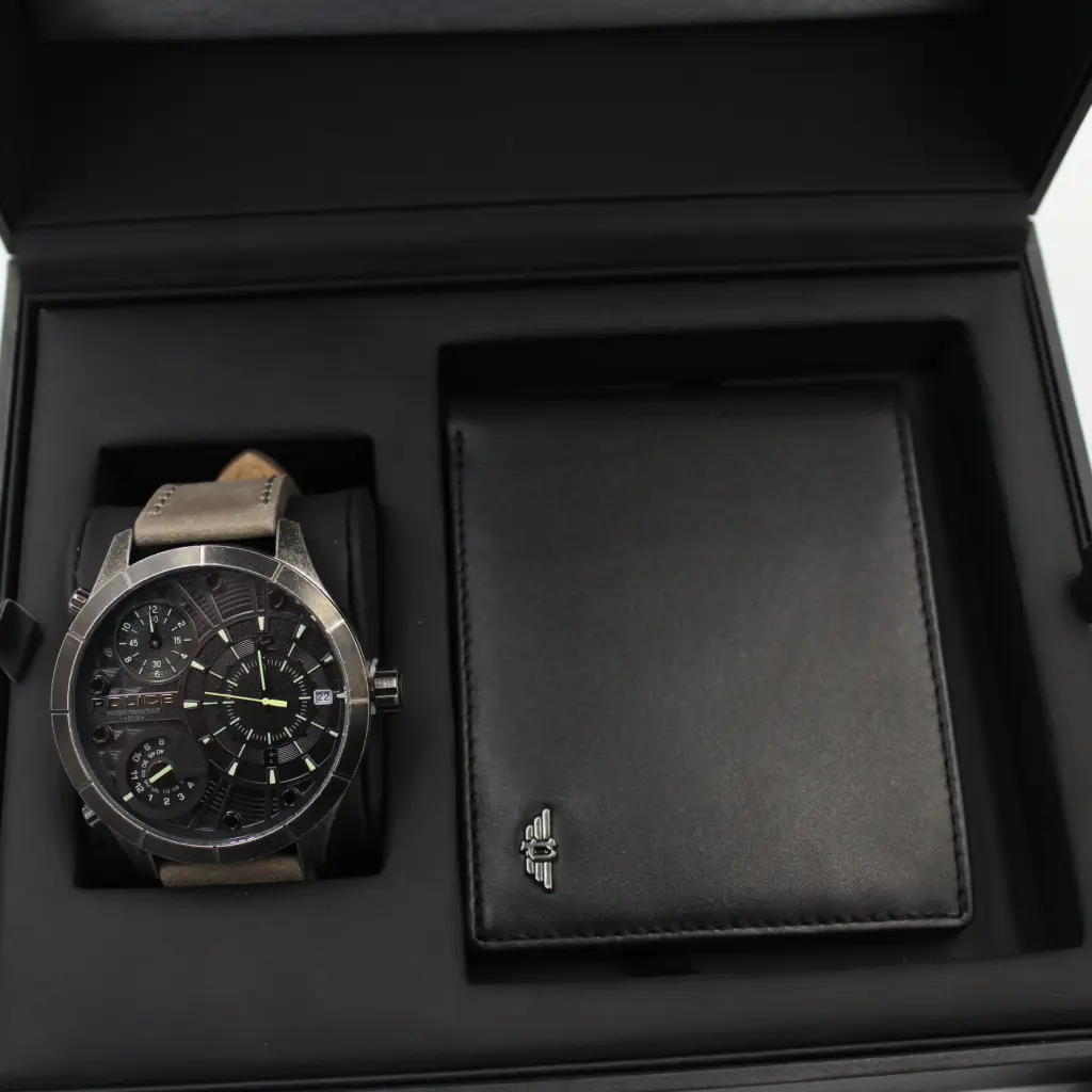 POLICE MENS WATCH+WALLET SET PEJL2506027SET 