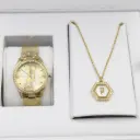 POLICE WOMAN'S WATCH+NKL SET 