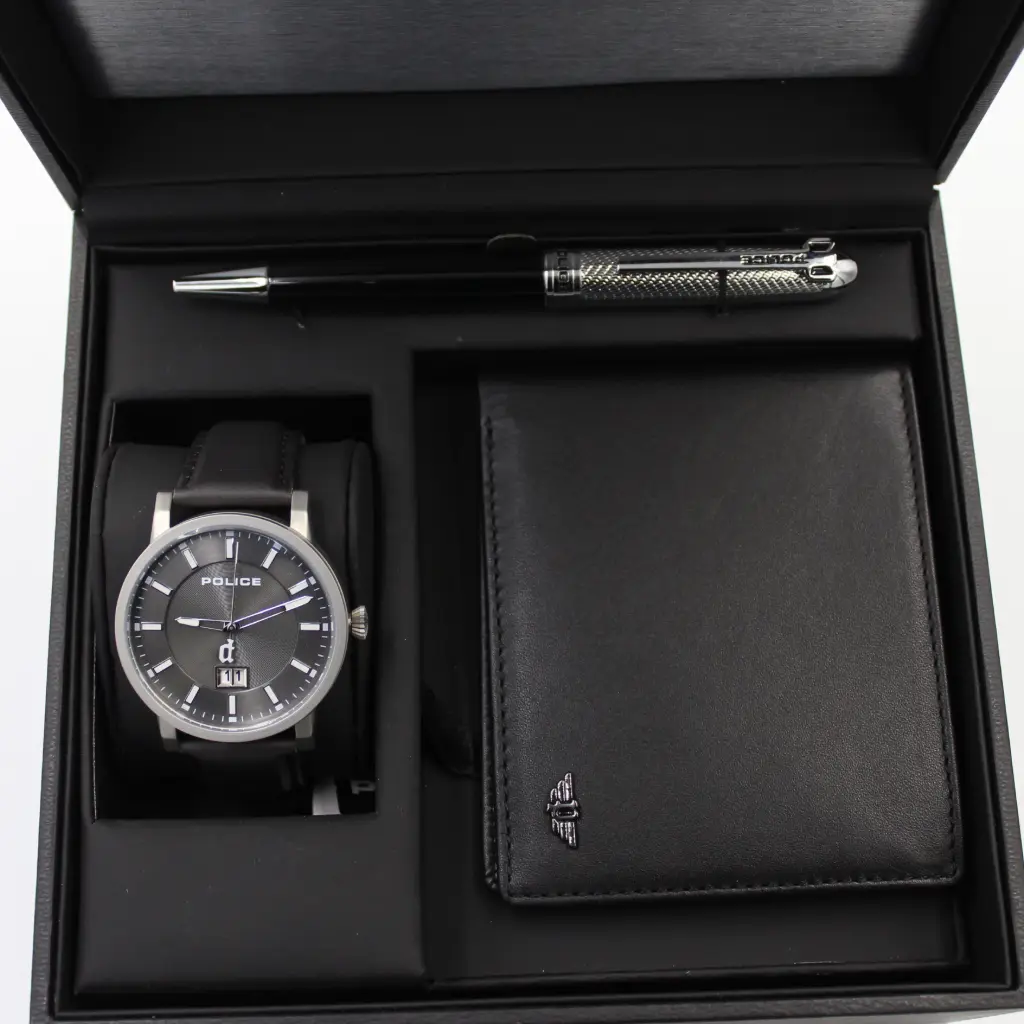 POLICE MAN WATCH+WALLET Pen (3 PIC SET) POL001
