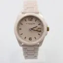 COACH Women’s Watch – Pink Ceramic with Crystal Accents 1507232136