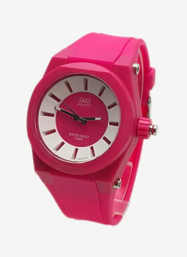 Q&Q WATCH PINK VR32J006Y