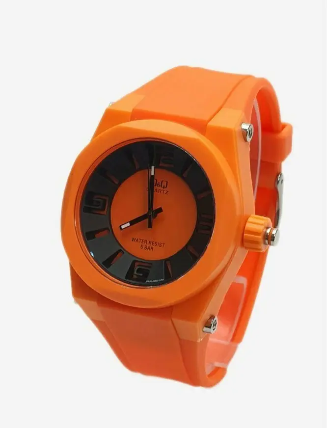 Q&Q WATCH orange VR32J009Y