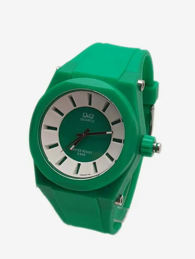 Q&Q Watch GREEN VR32J004Y