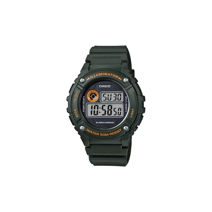 CASIO DIGITAL WATCH W-216H-3BVDF