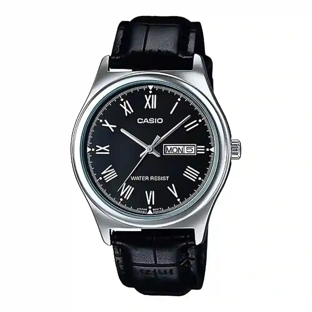 CASIO LEATHER WATCH   MTP-V006L-1BUDF