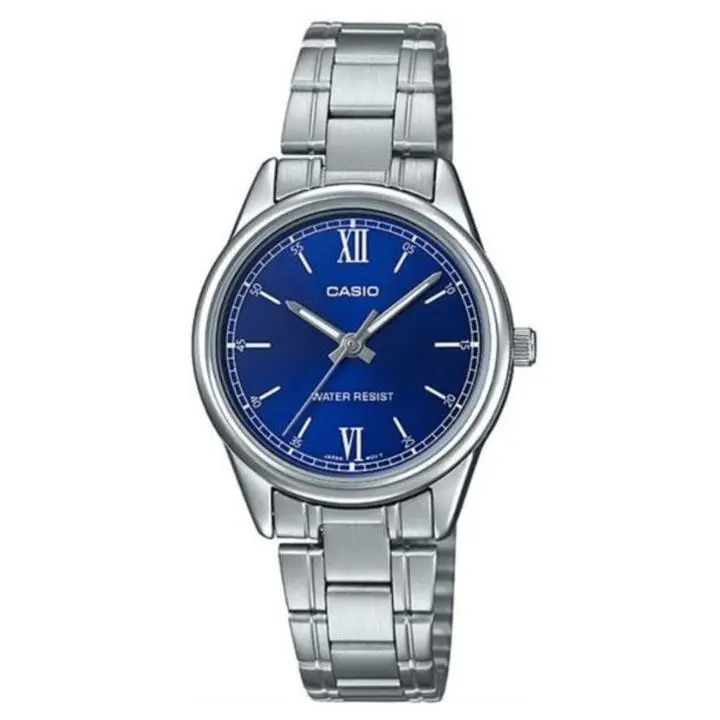 CASIO STAINLESS STEEL WATCH LTP-V005D-2B2UDF