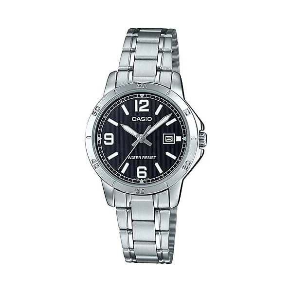 CASIO STAINLESS STEEL WATCH LTPV004D-1B2