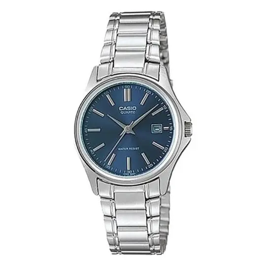 CASIO STAINLESS STEEL WATCH  LTP-1183A-2ADF