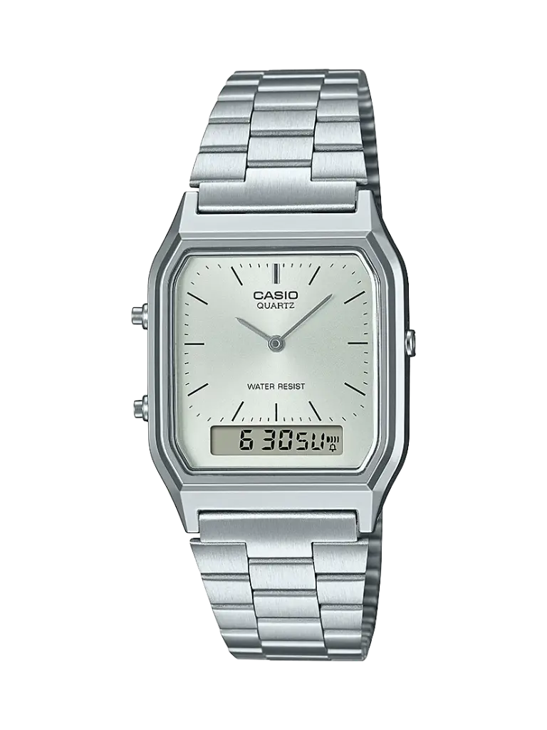 ساعة كاسيو الرقمية التناظرية AQ-230A-7AMQYDF