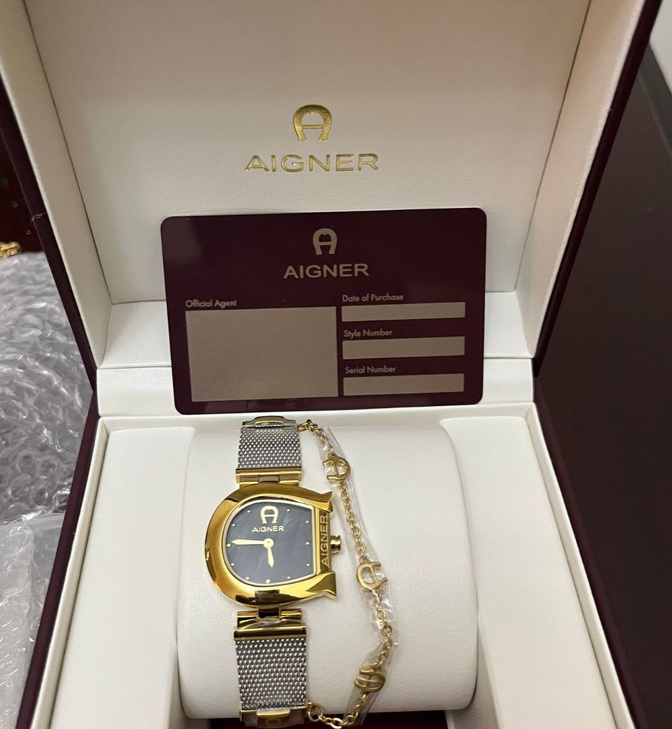 AIGNER WATCH AIG0002 ROSE GOLD& DARK GRAY