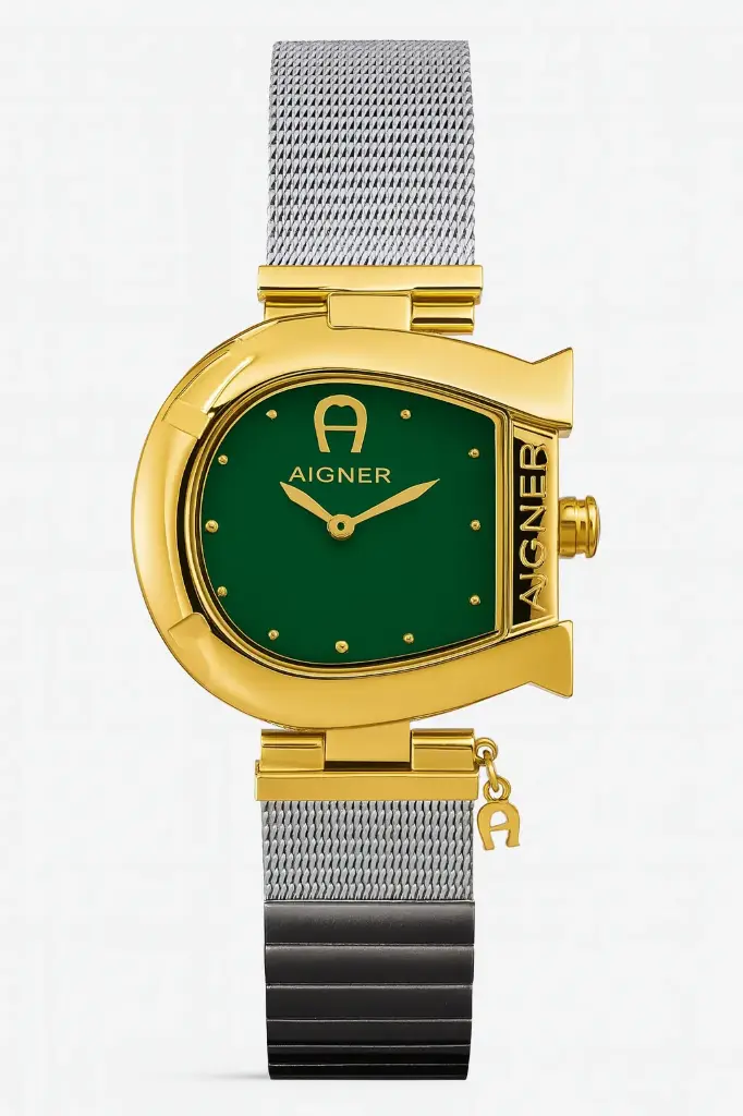 AIGNER WATCH AIG0003(GREEN+GOLD)