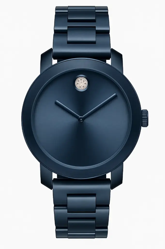 Movado Bold Analog Blue Round Dial Women Watch - 3600756 (M)