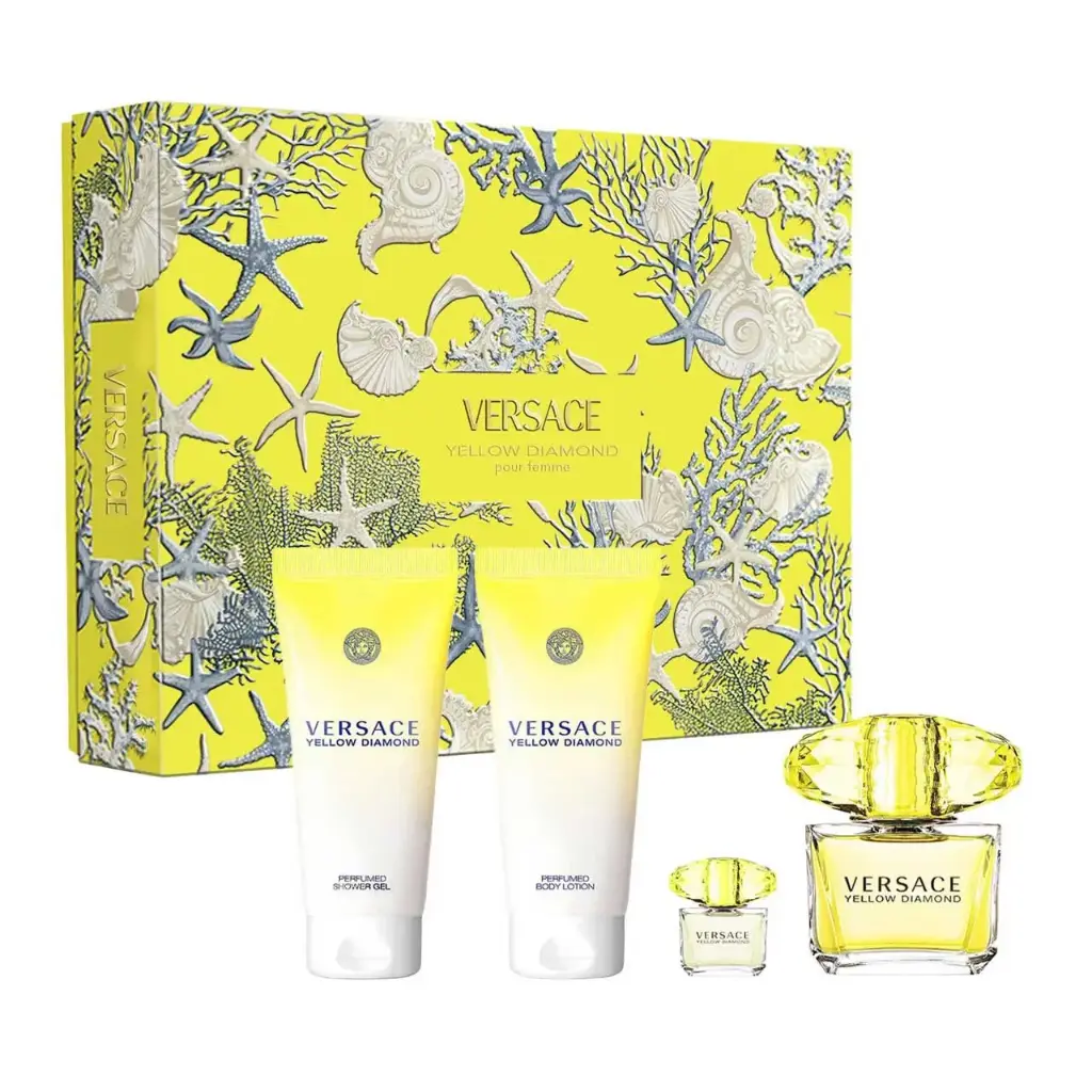 VERSACE EROS WOMEN Yellow Diamond Set EDP 