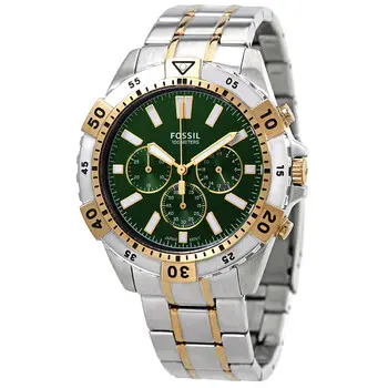 FOSSIL Garrett Chronograph Quartz Green Dial Men's Watch  FS5622