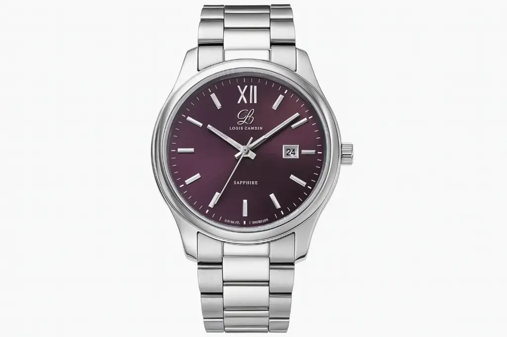 LOUIS CARDIN Purple Dial Analog Watch 1845G