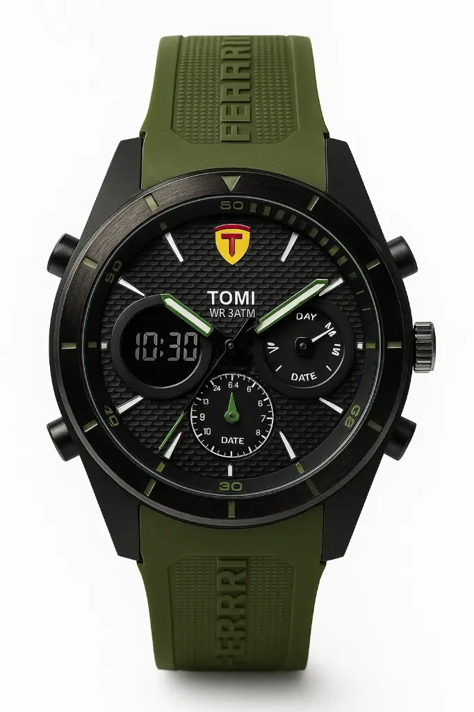 TOMI DIGITAL ANALOG WATCH TM1421