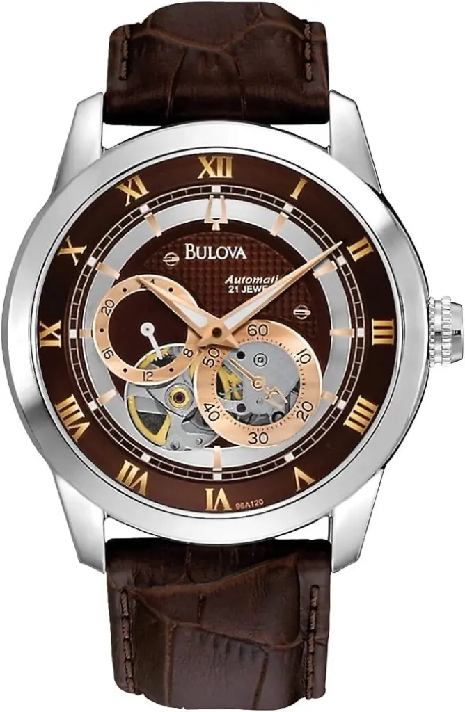 Bulova Classic Automatic Brown Dial  Watch  - 96A120 