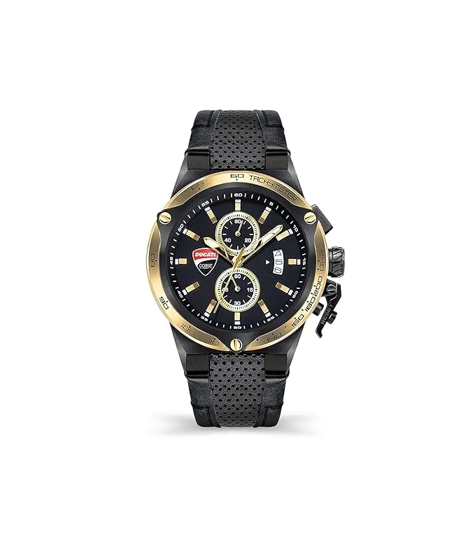 DUCATI ANALOG BLACK DIAL MAN'S WATCH-DTWGC2019102