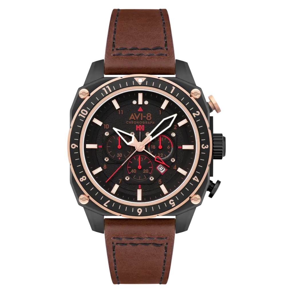 AVI-8 ATLAS DUAL TIME CHRONOGRAPH WATCH AV-4100-09