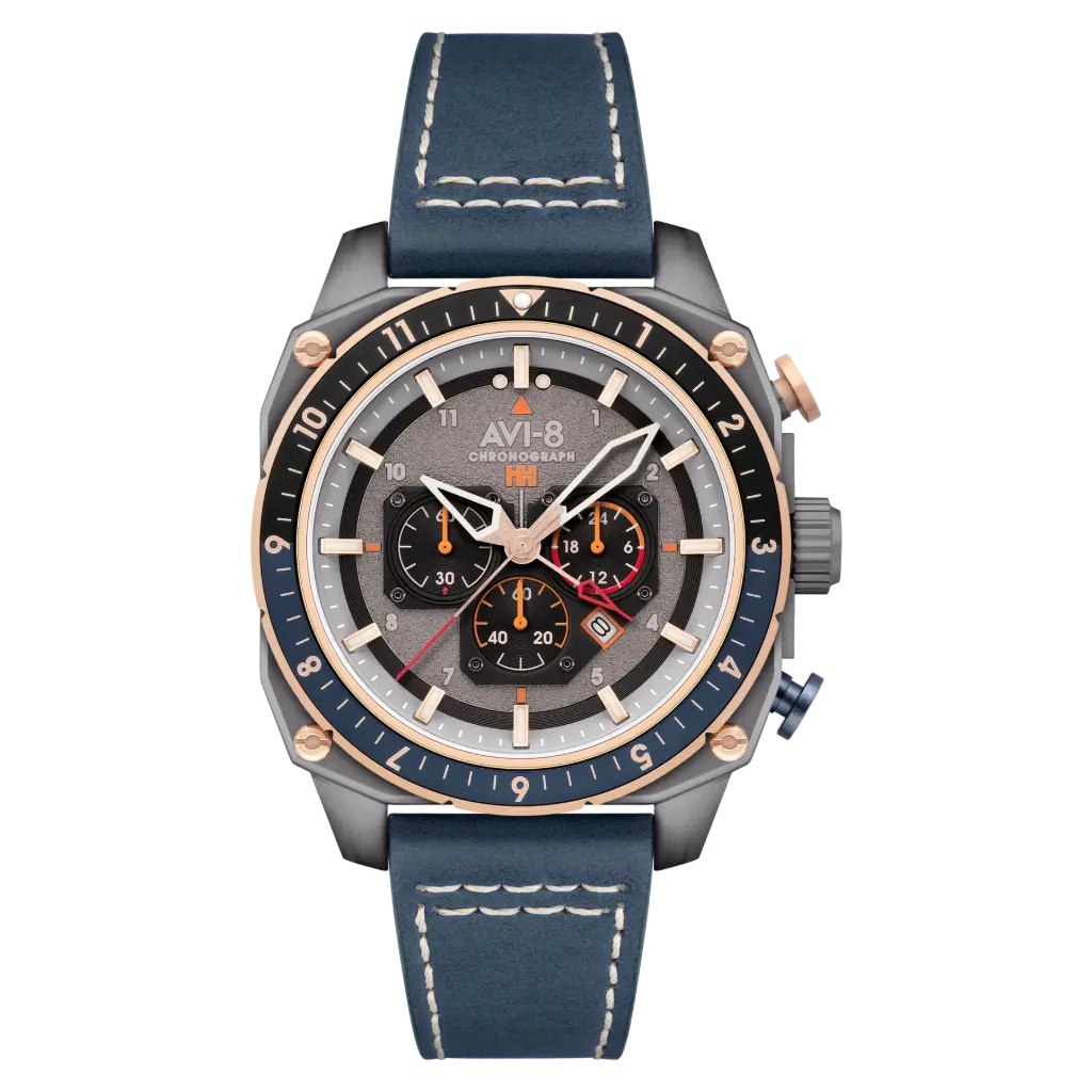 AVI-8 ATLAS DUAL TIME CHRONOGRAPH WATCH AV-4100-07