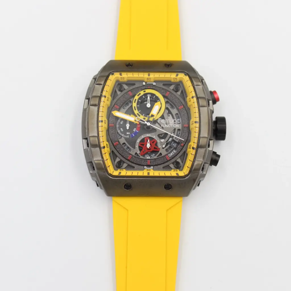 FERRUCCI  RUBBER STRAP WATCH FCF 23003 07