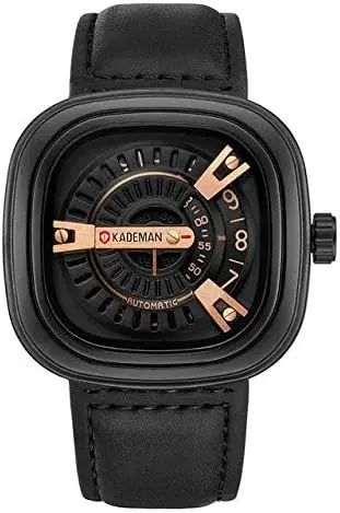KADEMAN Casual Watch For Unisex Analog Leather 365B-6