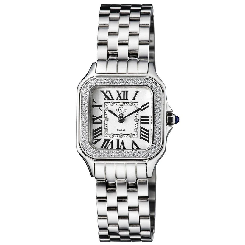 GV2 GEVRIL MILAN DIAMOND SWISS QUARTZ WATCH 12110B