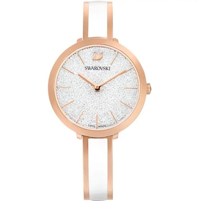 Swarovski Crystalline Delight Pink / White Watch 5580541