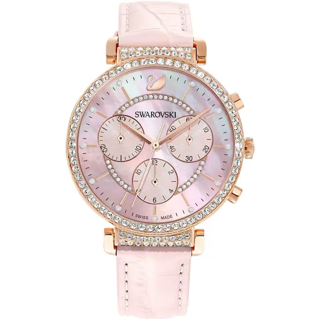 SWAROVSKI PASSAGE CHRONO PINK WATCH 5580352