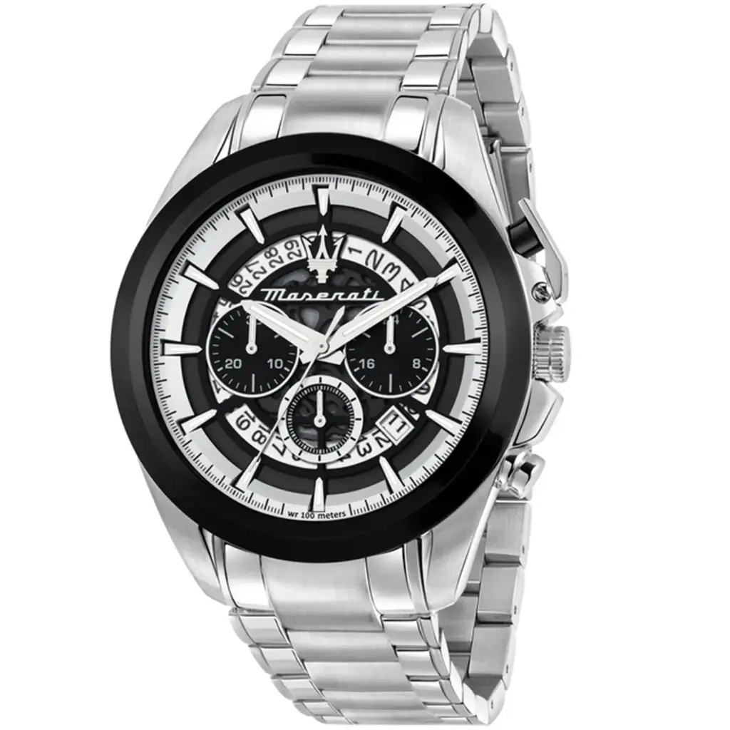 Maserati Traguardo Men's Black Watch R8873612059