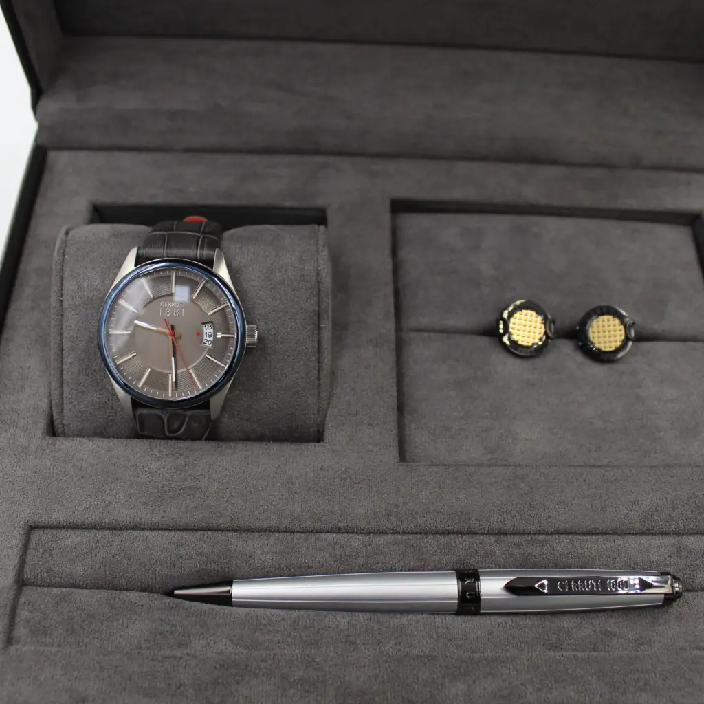 CERRUTI WATCH+PEN +CUFFLINK SET CER202508002