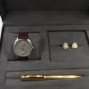 طقم ساعة وقلم وأزرار أكمام CER202508003 من CERRUTI