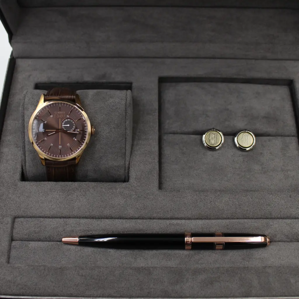 CERRUTI WATCH+PEN +CUFFLINK SET CER202508005