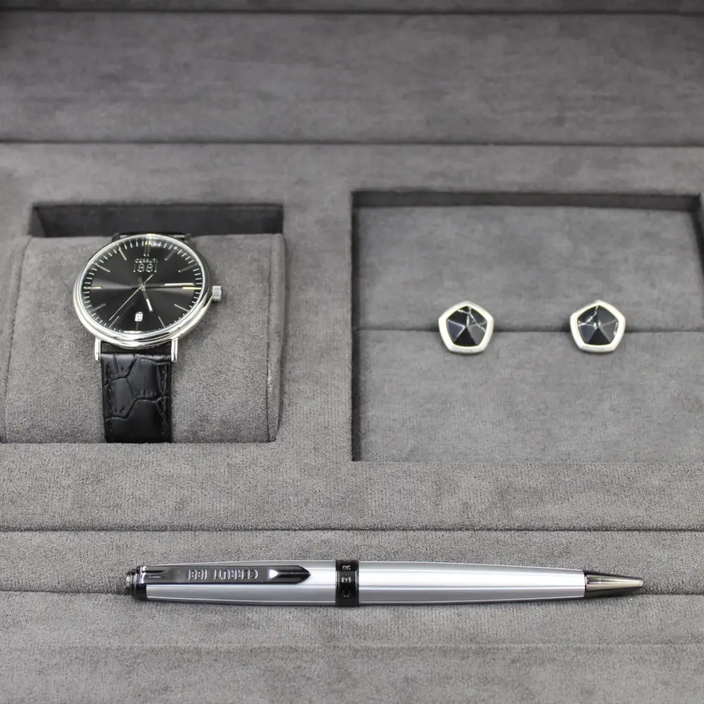 CERRUTI WATCH+PEN +CUFFLINK SET CER202508007