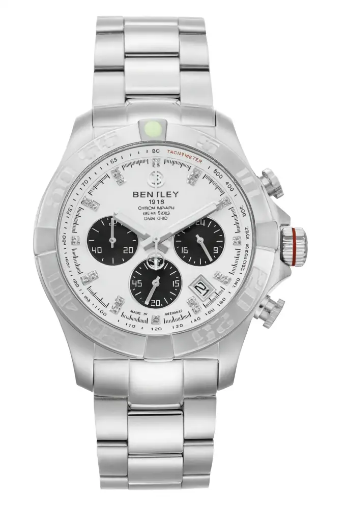 BENTLEY MAN'S DIAMOND WATCH BL2496-102MWWI-B