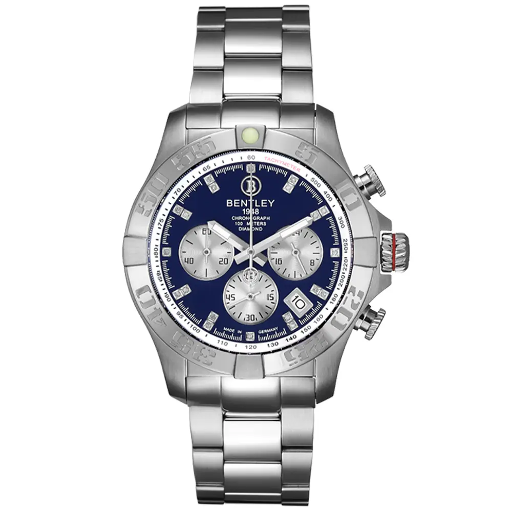 BENTLEY MAN'S DIAMOND WATCH BL2496-102MWNI-W