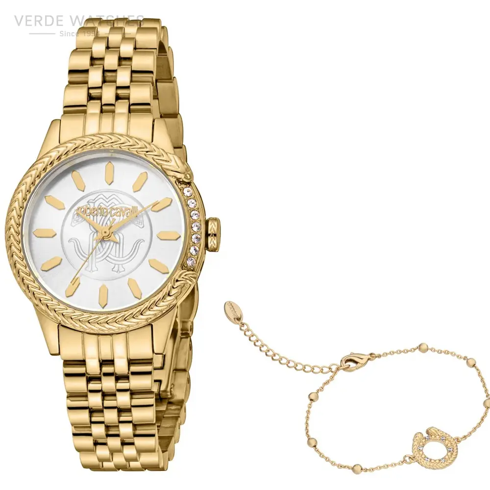 ROBERTO CAVALLI WATCH+BRACELET RC5L077M1045