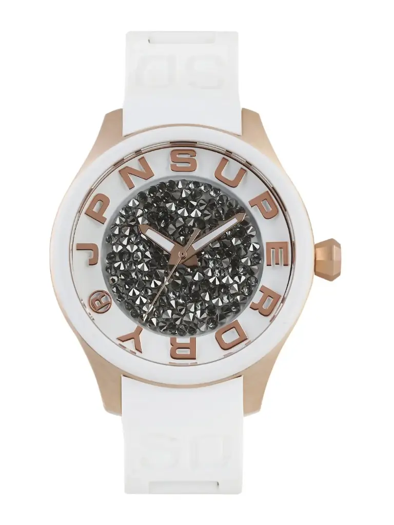 Superdry Women White Dial Watch S1189500