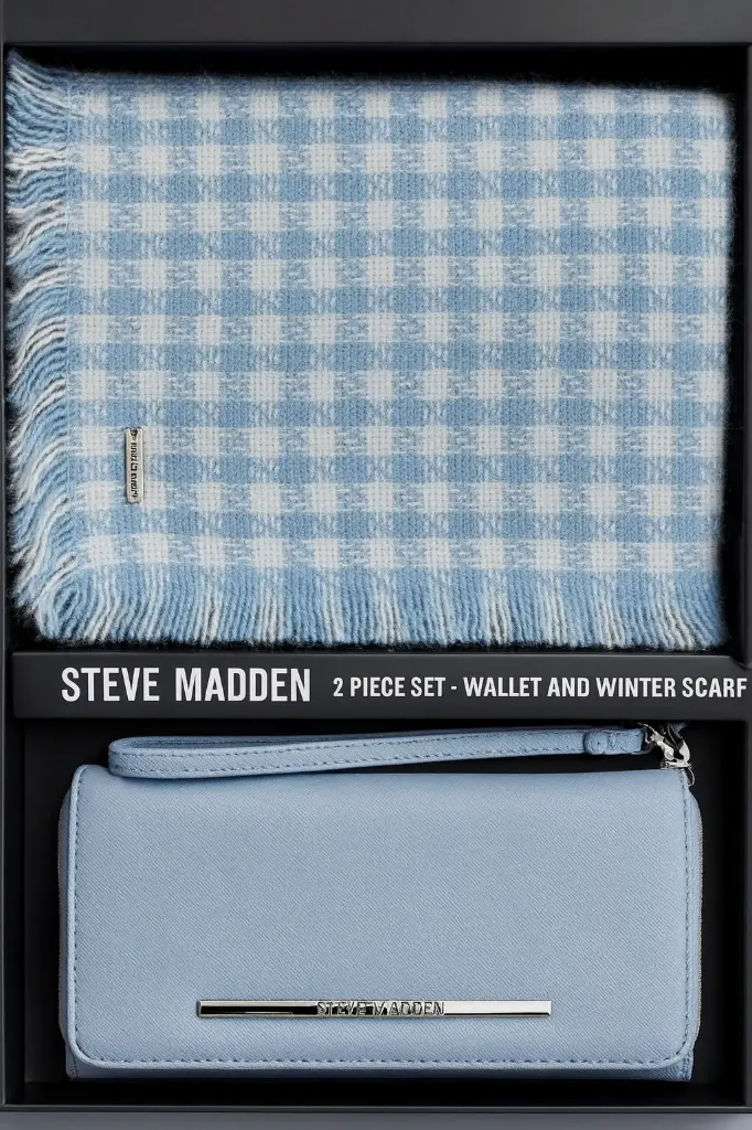 Steve Madden (Set) Wallet & Winter Scarf