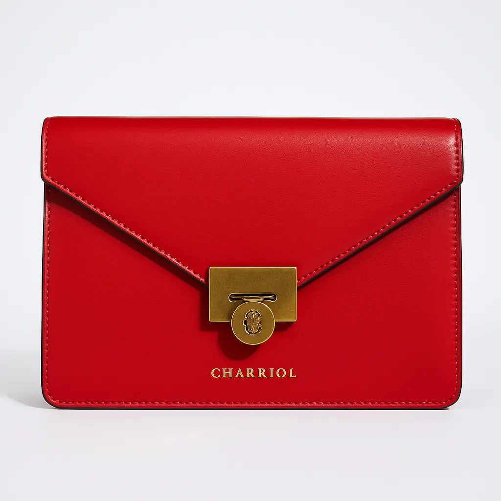 Charriol bold red with a chic gold-tone lock, a luxurious design