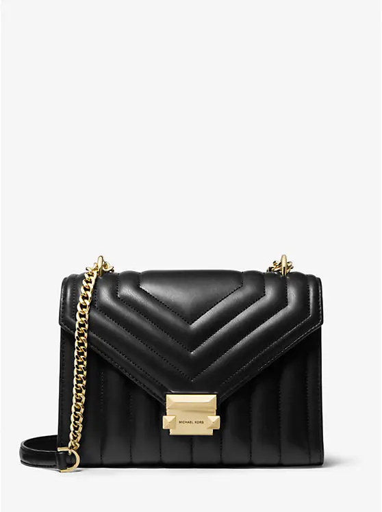[M001] Michael Kors Whitney Medium Quilted Shoulder Bag